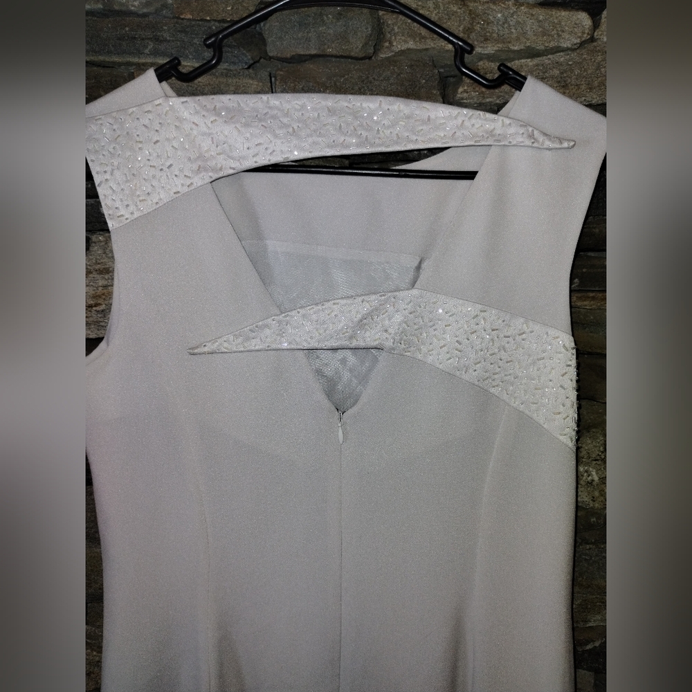 Vintage Daymor Couture By Mercedes Ferreira winter white formal dress Midi Dress - Picture 6 of 7